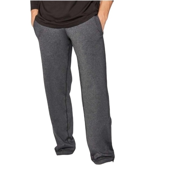Lululemon Men’s Kung Fu Pant 2.0 (Regular) Heathered Black / Gray Sz L - Picture 1 of 12